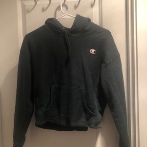 Size small cropped champion hoodie